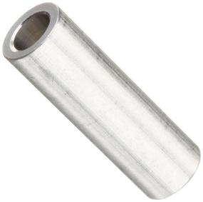 img 1 attached to Round Spacer Aluminum Finish Length Hardware and Nails, Screws & Fasteners