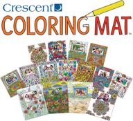 crescent creative products crescent dogs coloring mat - inspire creativity with every stroke! logo