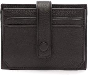 img 4 attached to SEEFARW Leather Credit Organizer Closure Women's Handbags & Wallets in Wallets