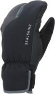 sealskinz extreme cold weather cycle split finger glove - unisex waterproof логотип