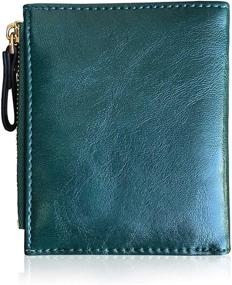 img 1 attached to 👛 AOXONEL Women's Slim Bifold Wallet - Stylish Handbag & Wallet Combo