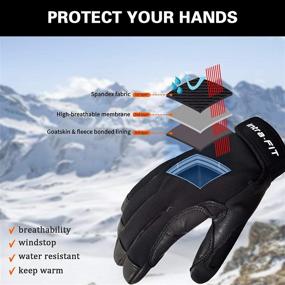 img 1 attached to 🧗 Intra-FIT Climbing Gloves: Winter Rope Gloves for Rappelling, Rescue, Climbing Adventure & Outdoor Sports – Soft, Comfortable, & Durable