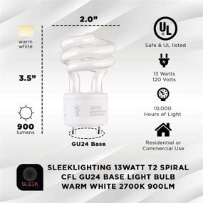 img 3 attached to 💡 SleekLighting 13W Spiral Compact Fluorescent