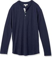 goodthreads легкий henley medium с длинными рукавами логотип