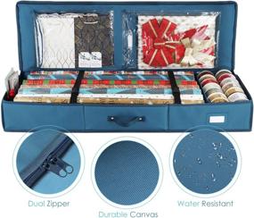 img 3 attached to Organize and Store Christmas Wrapping Paper in 🎁 Style with our Luxury Wrapping Paper Storage Organizer Box