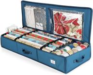 organize and store christmas wrapping paper in 🎁 style with our luxury wrapping paper storage organizer box logo