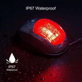 img 2 attached to ⛵ Osinmax Boat Navigation Light: Premium Marine Navigation Lights for Pontoon and Small Boats (Silver)