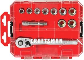 img 4 attached to CRAFTSMAN Socket Ratchet 11 Piece CMMT12027