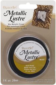 img 2 attached to 🌟 DecoArt Gold ML02C-28 Metallic Lustre Wax - Enhance Your Décor with 1oz Rush Shade!