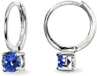 💎 sterling solitaire earrings: beautiful swarovski crystal jewelry for girls logo