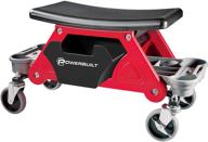 🪑 powerbuilt heavy duty roller mechanics seat and brake stool: ultimate mobility, large seating & tool storage - 300 lb. capacity logo