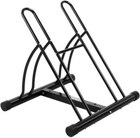 img 4 attached to 🚲 ONETWOFIT 2-Bike Floor Stand: Versatile Indoor and Outdoor Bicycle Storage Rack