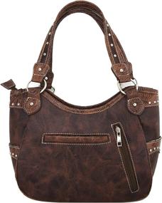 img 1 attached to 👜 Прозрачные сумки из премиальной кожи: универсальные дизайны для женщин с практичностью и стилем.