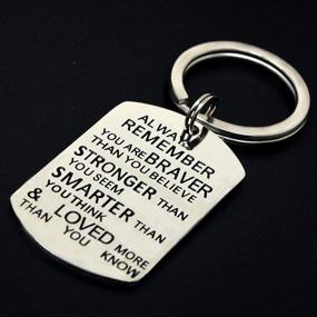 img 2 attached to Inspiration Keychain Remember Stronger Graduation