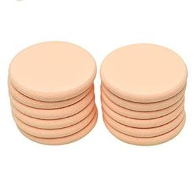 img 4 attached to 💄 Monrocco 12PC/Set Women's Soft Makeup Beauty Blender Puff for Face, Eyes, and Foundation - Round, Smooth, and Applicators for Dry/Wet Use - Ideal for Cosmetics and Blush Sponges