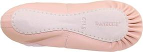 img 1 attached to Danzcue Child Leather Ballet Slipper Sports & Fitness in Other Sports