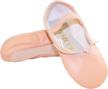 danzcue child leather ballet slipper sports & fitness in other sports logo