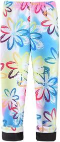 img 2 attached to Leggings Legging Stretch Unicorn Rainbow Girls' Clothing