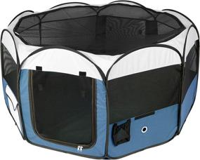 img 2 attached to 🐾 Compact and Convenient: Ware Deluxe Pop-Up Playpen for Pets