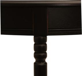 img 1 attached to 🌃 Stylish and Functional Décor Therapy FR1799 End Table in Eased Edge Black Design