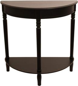 img 3 attached to 🌃 Stylish and Functional Décor Therapy FR1799 End Table in Eased Edge Black Design