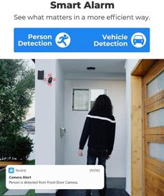 img 2 attached to 📷 REOLINK Argus 3 Pro: Беспроводная наружная камера безопасности с цветным ночным видением 2K, умным обнаружением, двухдиапазонным WiFi и солнечной энергией