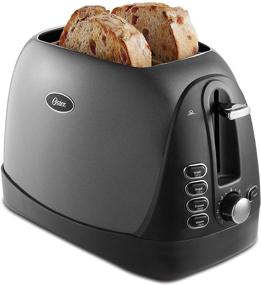 img 4 attached to Oster Metallic Grey 2 Slice Bread and Bagel Toaster: Efficient Toasting Perfection