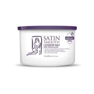 💜 satin smooth lavender hair removal wax with chamomile - 14oz for effective results logo