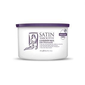 img 4 attached to 💜 Satin Smooth Lavender Hair Removal Wax with Chamomile - 14oz for Effective Results