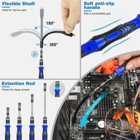 img 2 attached to 🛠️ LOFIXO 92-Precision Screwdriver Set: Ultimate Computer Tool Kit for iPhone, Mac, Xbox, and more!