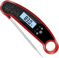 🔥 mekbok instant read meat thermometer with magnet and calibration feature - top ultra fast digital kitchen probe for grilling and cooking logo