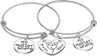 auntie matching bracelet distance relationship logo