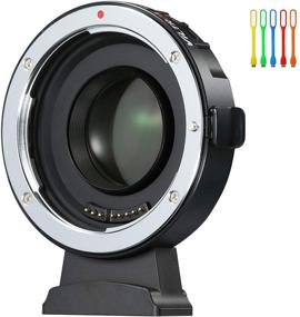 img 4 attached to 📸 VILTROX EF-M2 II AF Lens Mount Adapter: Enhance your Canon EF Lens with Auto Focus, 0.71X Reducer Speed Booster, and Perfect Compatibility with M4/3 Cameras Panasonic & Olympus