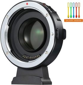 img 3 attached to 📸 VILTROX EF-M2 II AF Lens Mount Adapter: Enhance your Canon EF Lens with Auto Focus, 0.71X Reducer Speed Booster, and Perfect Compatibility with M4/3 Cameras Panasonic & Olympus