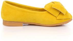 img 1 attached to 👧 Maxu Little Girls Yellow Dress Shoes for Girls