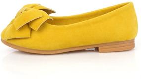 img 3 attached to 👧 Maxu Little Girls Yellow Dress Shoes for Girls