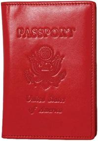img 2 attached to Cowhide Nappa Leather Deluxe Passport