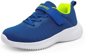 img 4 attached to DREAM PAIRS Breathable Athletic Sneakers Girls' Shoes: Stylish Comfort for Active Days