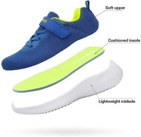 img 1 attached to DREAM PAIRS Breathable Athletic Sneakers Girls' Shoes: Stylish Comfort for Active Days