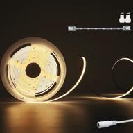 pautix cob led strip lights 4000k natural white - super bright cri90+ led tape for kitchen home diy projects логотип