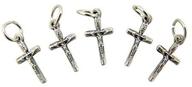 christ crucifix cross silver petite logo