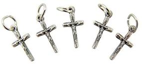 img 4 attached to Christ Crucifix Cross Silver Petite