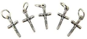 img 1 attached to Christ Crucifix Cross Silver Petite