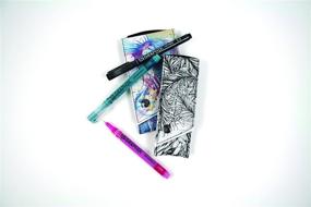 img 2 attached to 🖊️ Derwent Graphite Pens, Graphik Line Maker Drawing Pens, Black, 3 Pack - Improved SEO