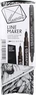 🖊️ derwent graphite pens, graphik line maker drawing pens, black, 3 pack - improved seo logo