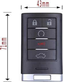 img 3 attached to Keyless Remote Control Cadillac M3N5WY777A