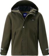 m2c teflon waterproof windbreaker hooded boys' clothing and jackets & coats 标志