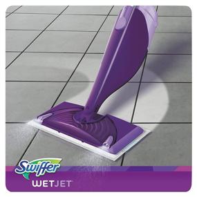 img 3 attached to 🧹 Swiffer PGC92811 WetJet Mopping Kit - Complete Cleaning Solution in Purple