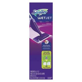 img 4 attached to 🧹 Swiffer PGC92811 WetJet Mopping Kit - Complete Cleaning Solution in Purple