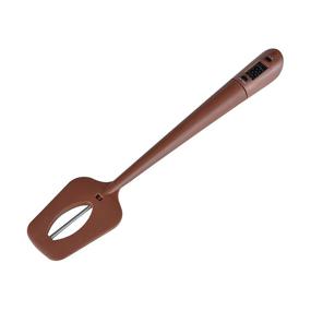 img 4 attached to 🍳 BOHK Food Grade Silicone Nylon Spatula Digital Thermometer Scraper - Perfect for Chocolate, Jams, Cooking, Baking, BBQ!